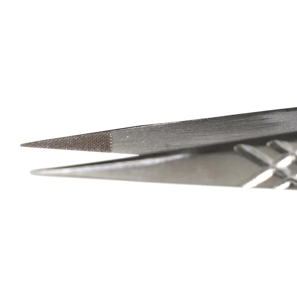 Aven Tools 18053EGS EZ Grip Micro-Serrated Stainless Steel Tweezers, 3 Pattern - Image 2