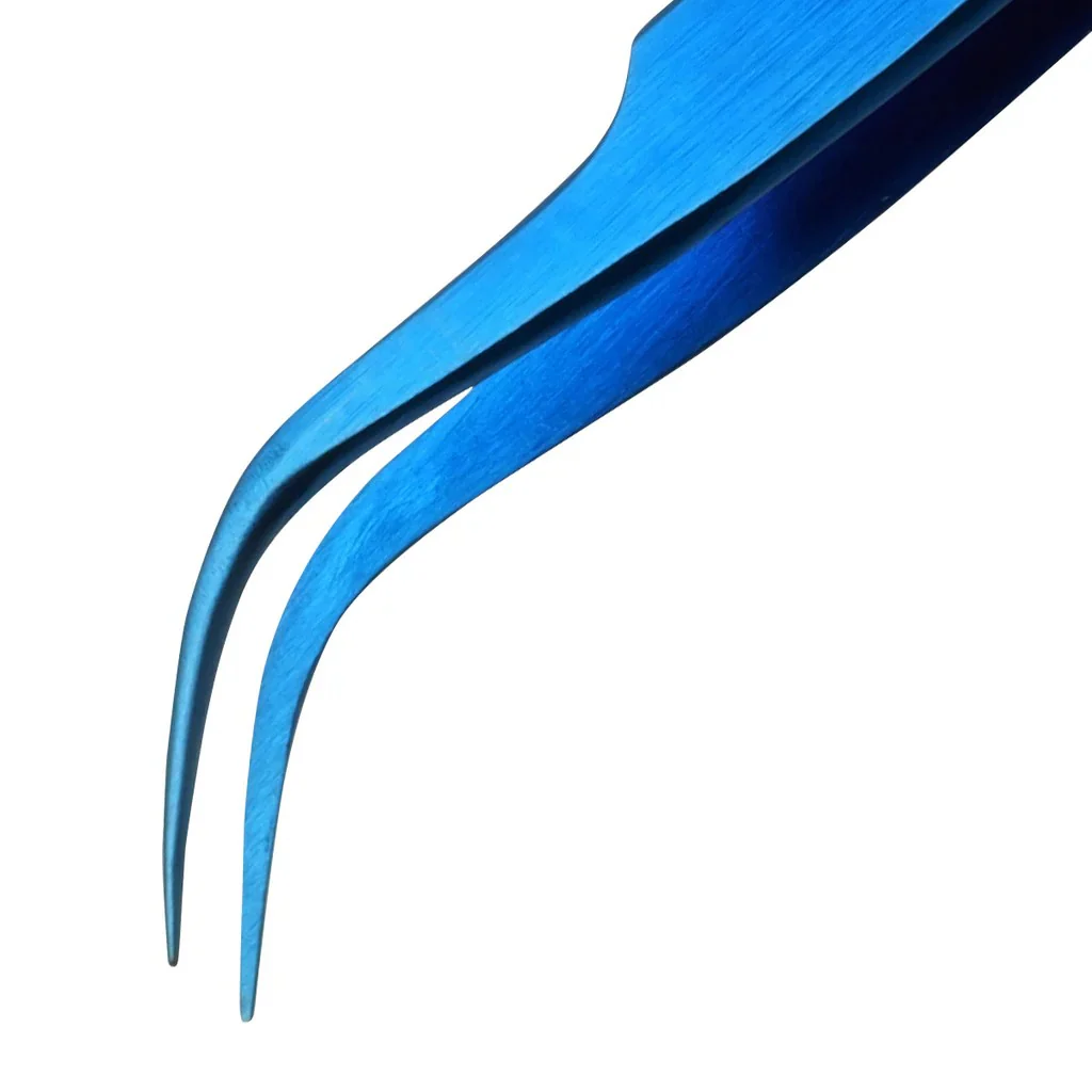 Aven Tools 18072TTB Titanium Blue Tweezers, Pattern #7 - Image 2