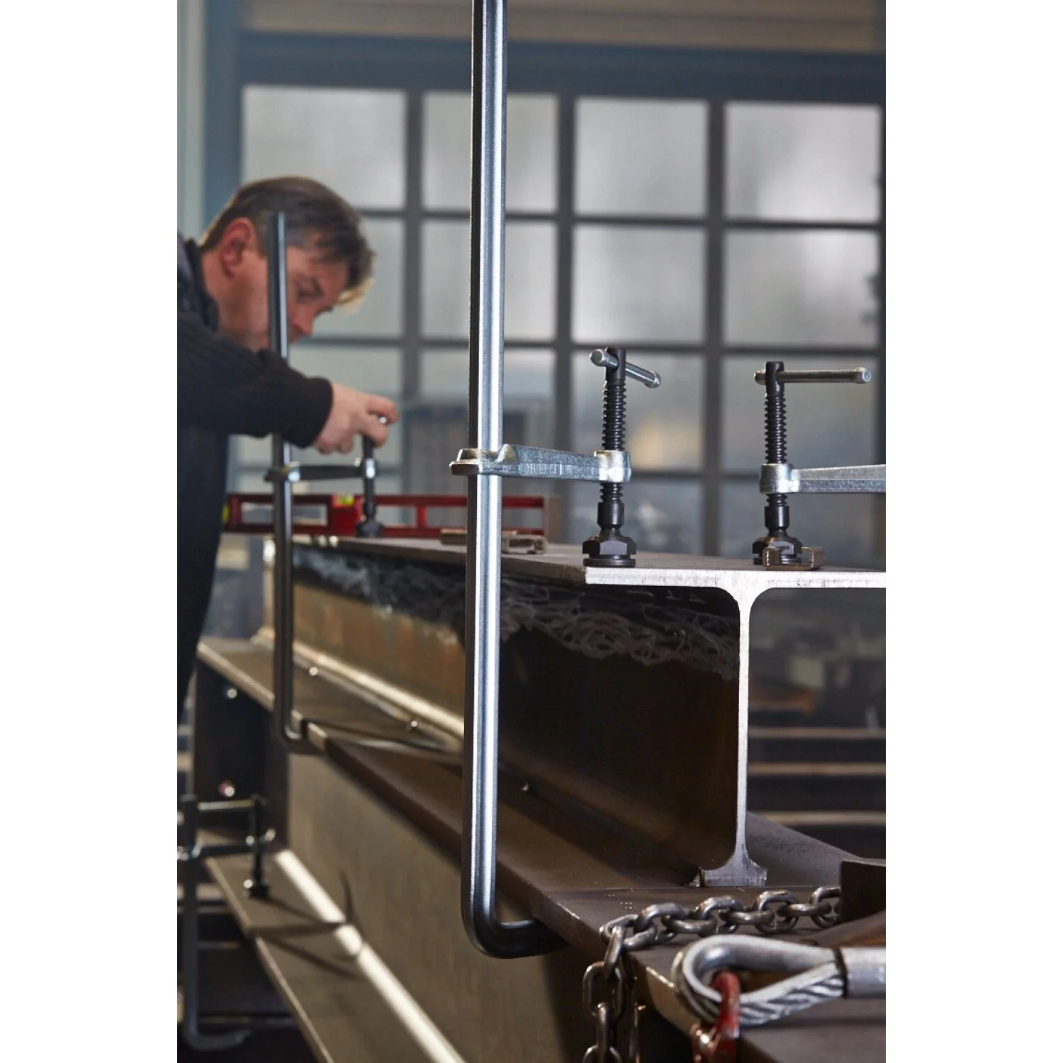Bessey GSL30 Clamp, welding, F-style, heavy duty pad, 12 In. x 4.75 In., 1880 lb - Image 6
