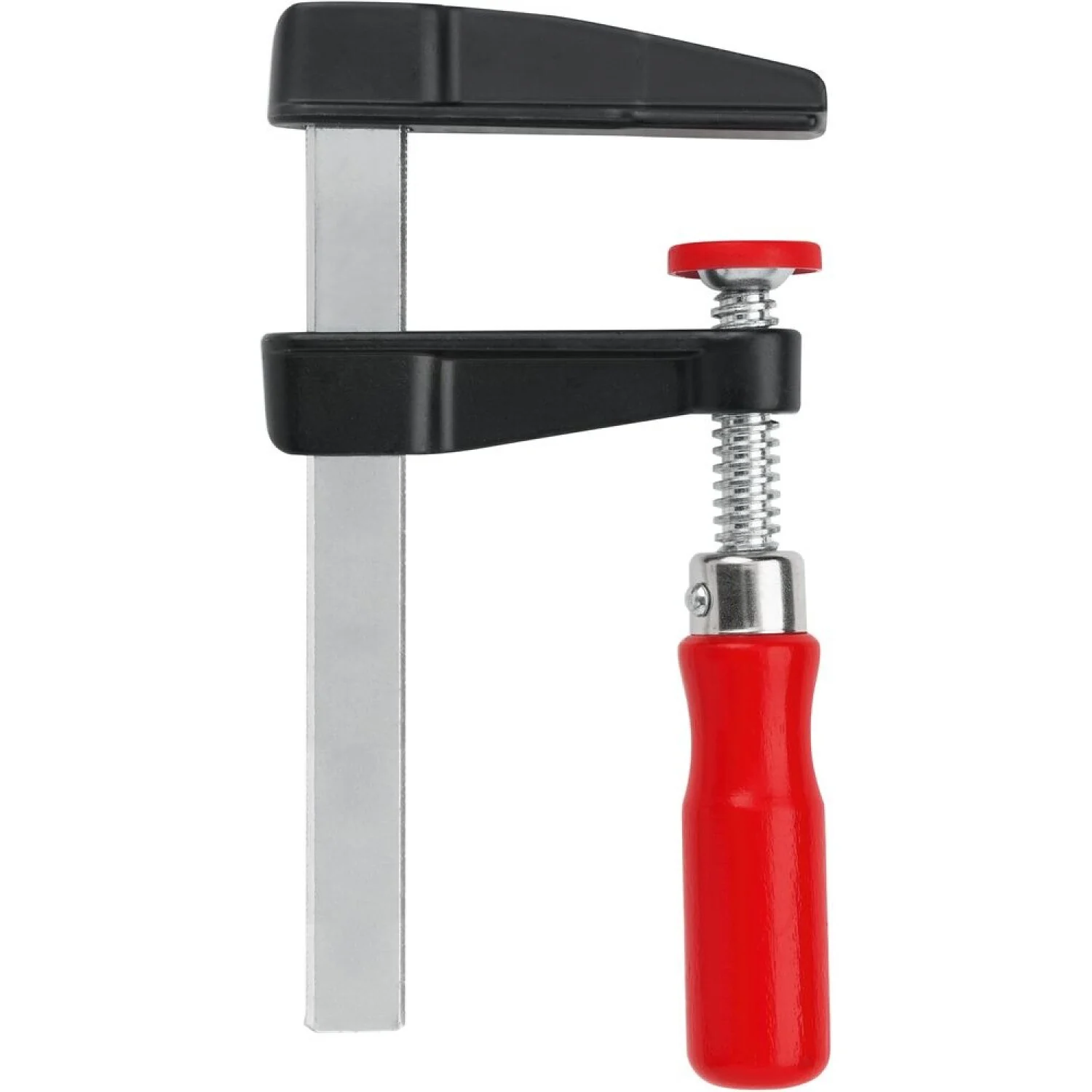Bessey LM2.006 Clamp, woodworking, F-style, zinc jaws, swivel pads, 2 In. x 6 In., 330 lb