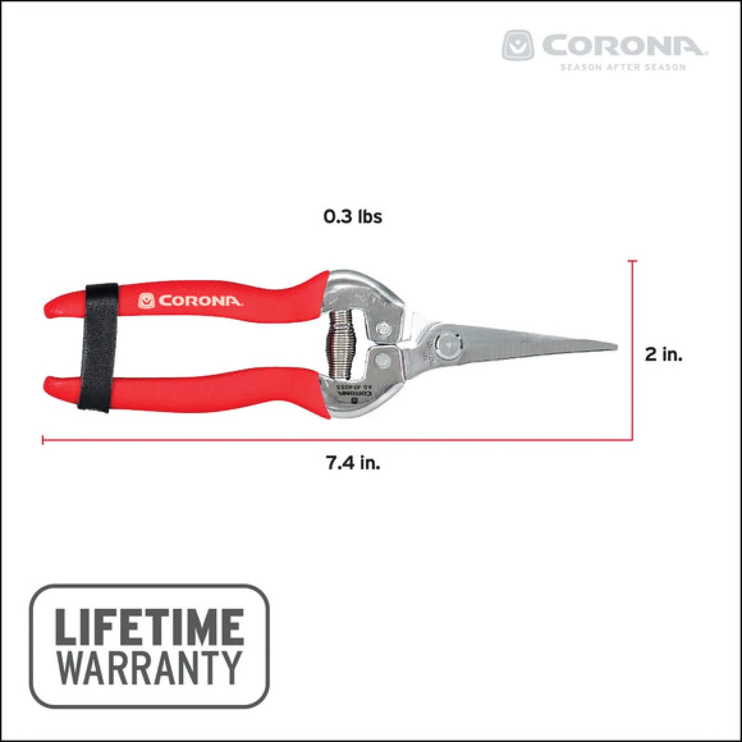 Corona AG 4940SS  Long Curved Snips - Stainless Steel, 1¾ Inch - Image 4