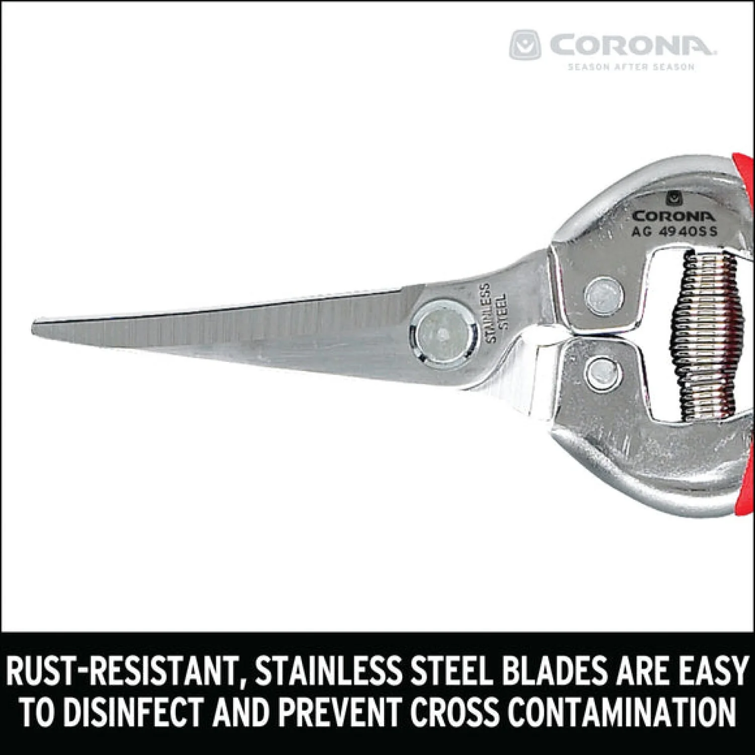 Corona AG 4940SS  Long Curved Snips - Stainless Steel, 1¾ Inch - Image 9