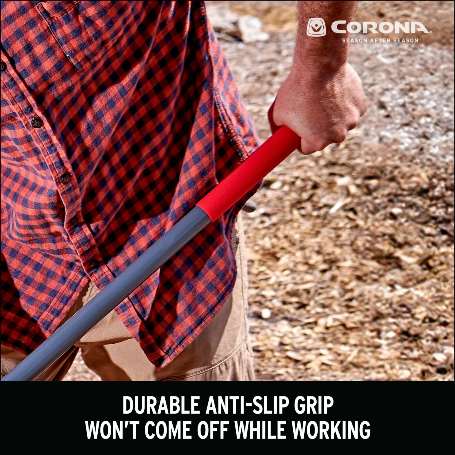 Corona RK16630 Full Aluminum Landscape Rake, 36 in. Head, 36 Tines, Poly Grip - Image 7