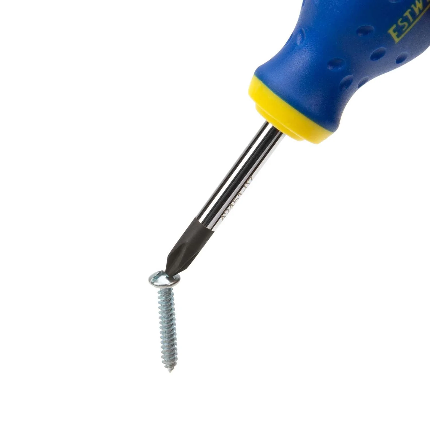 Estwing 42451-07 PH2 x 1-3/4-Inch Magnetic Philips Tip Stubby Screwdriver with Ergonomic Handle - Image 3