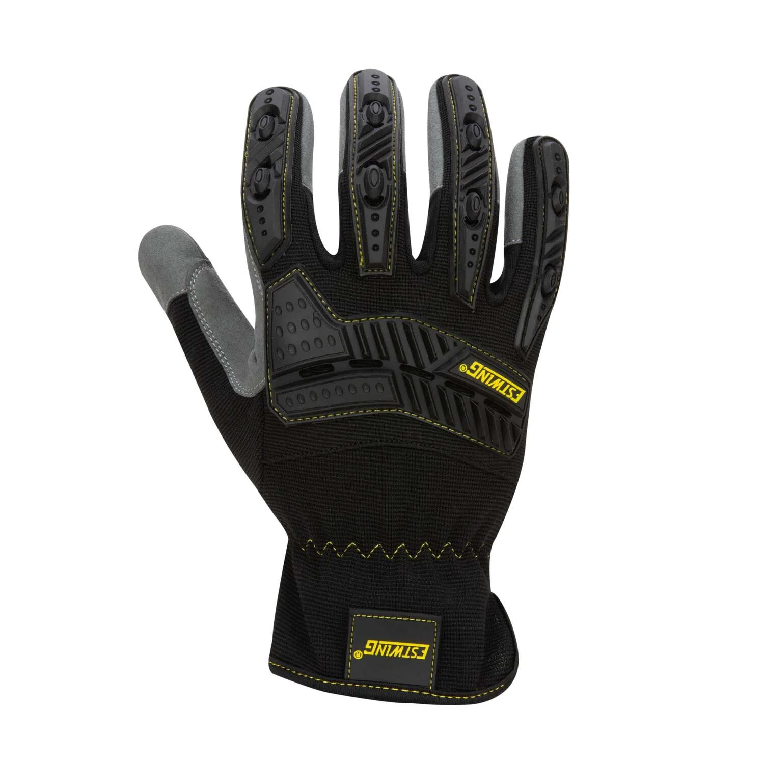 Estwing EWIMPSC0508 Impact Speedcuff Gloves in Black and Gray, Small - Image 3