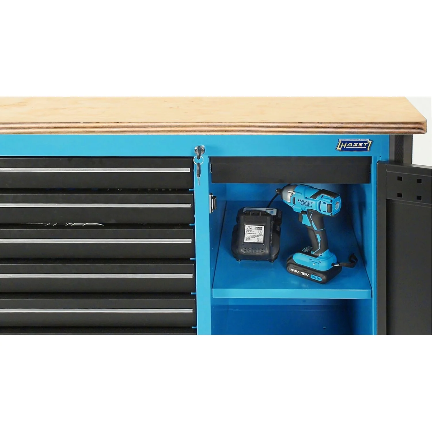Hazet 179NW-8 Work bench ∙ mobile Assortment  179NW ∙ single - Image 12