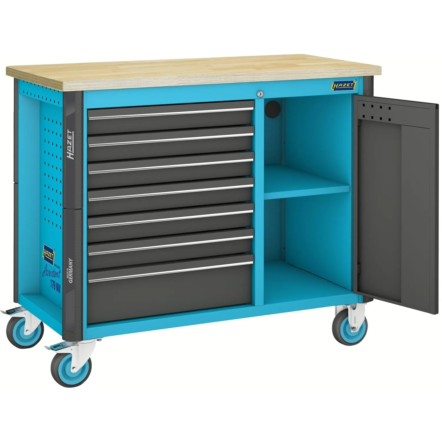 Hazet 179NW-8 Work bench ∙ mobile Assortment  179NW ∙ single - Image 2
