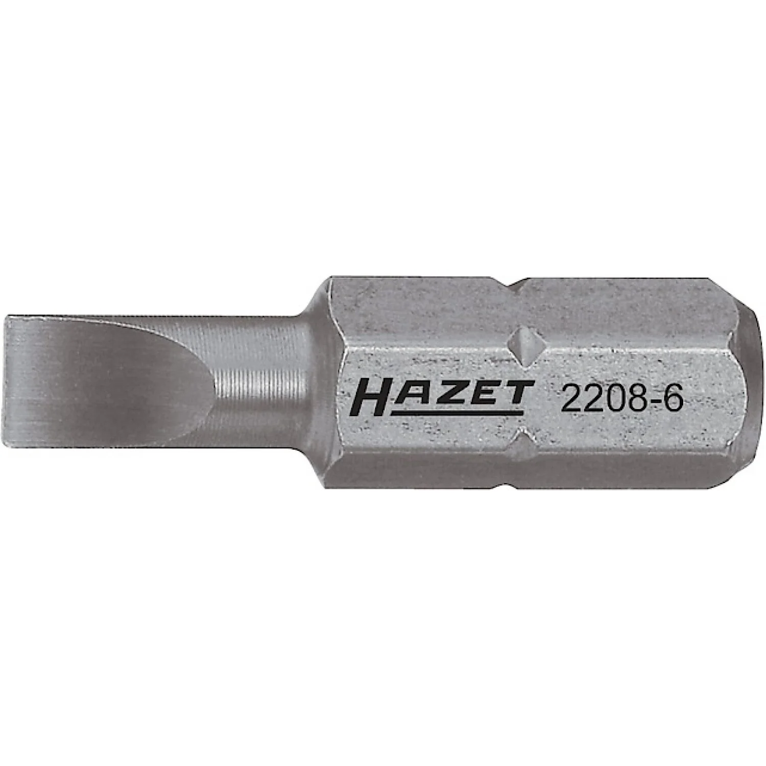 Hazet 2208-10 1/4 inch Hexagon Solid Slot Profile Size 1.2 x 6.5 mm
