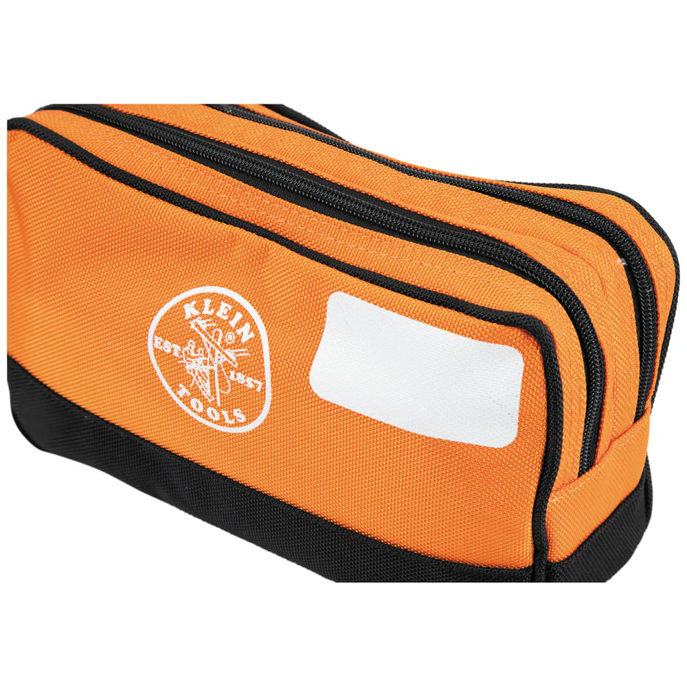 Klein Tools 55582 Double Zipper Bag, 10" x 6" - Image 3