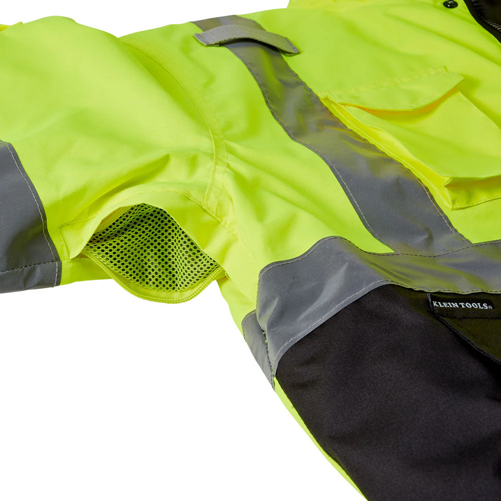 Klein Tools 60380 High-Visibility Winter Bomber Jacket, XL - Image 7