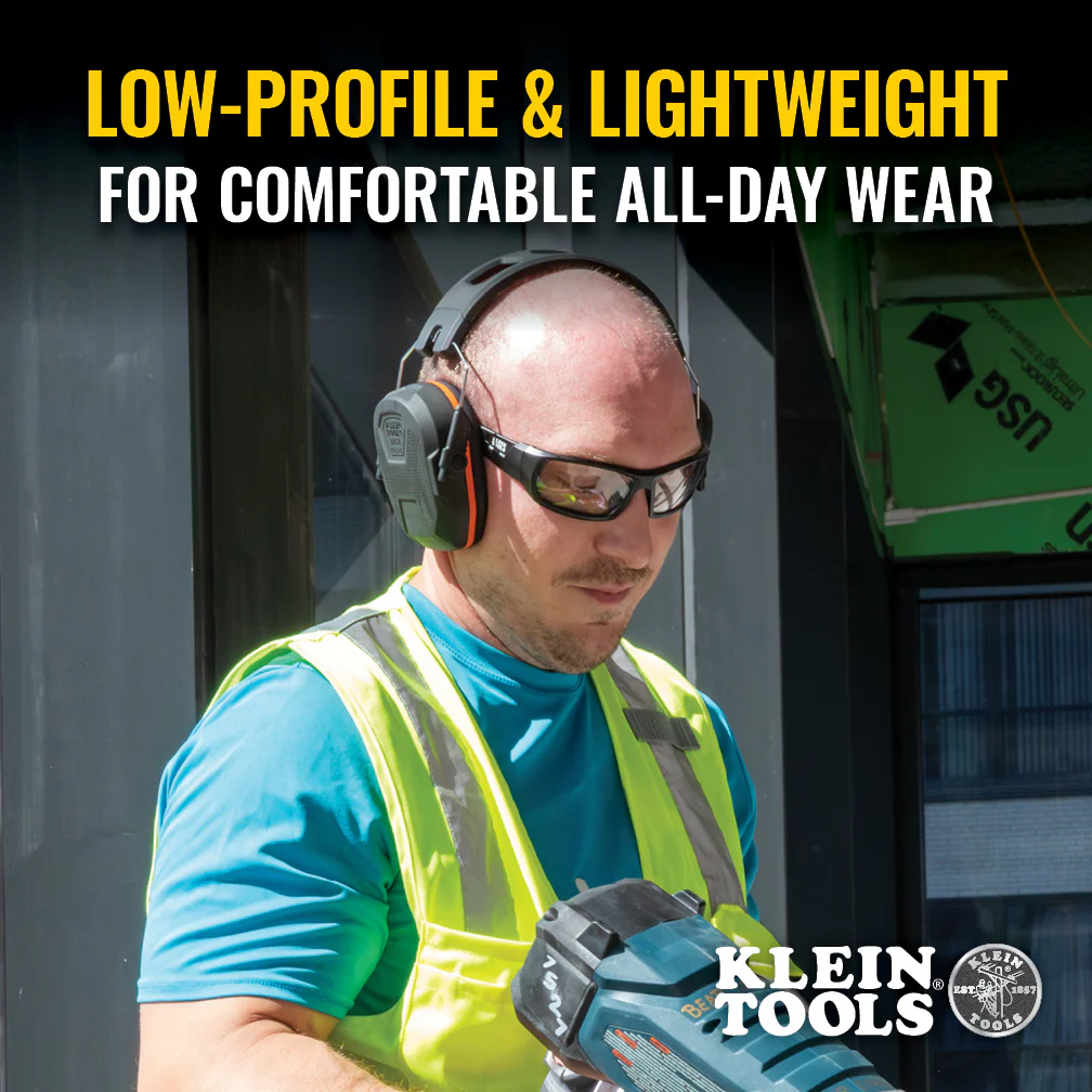 Klein Tools 60570 Slim Over-The-Head Ear Muffs - Image 6