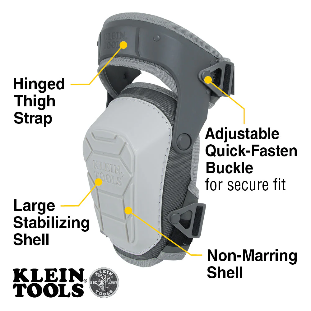 Klein Tools 60897 Non-Marring Heavy Duty Stabilizer Knee Pad - Image 3