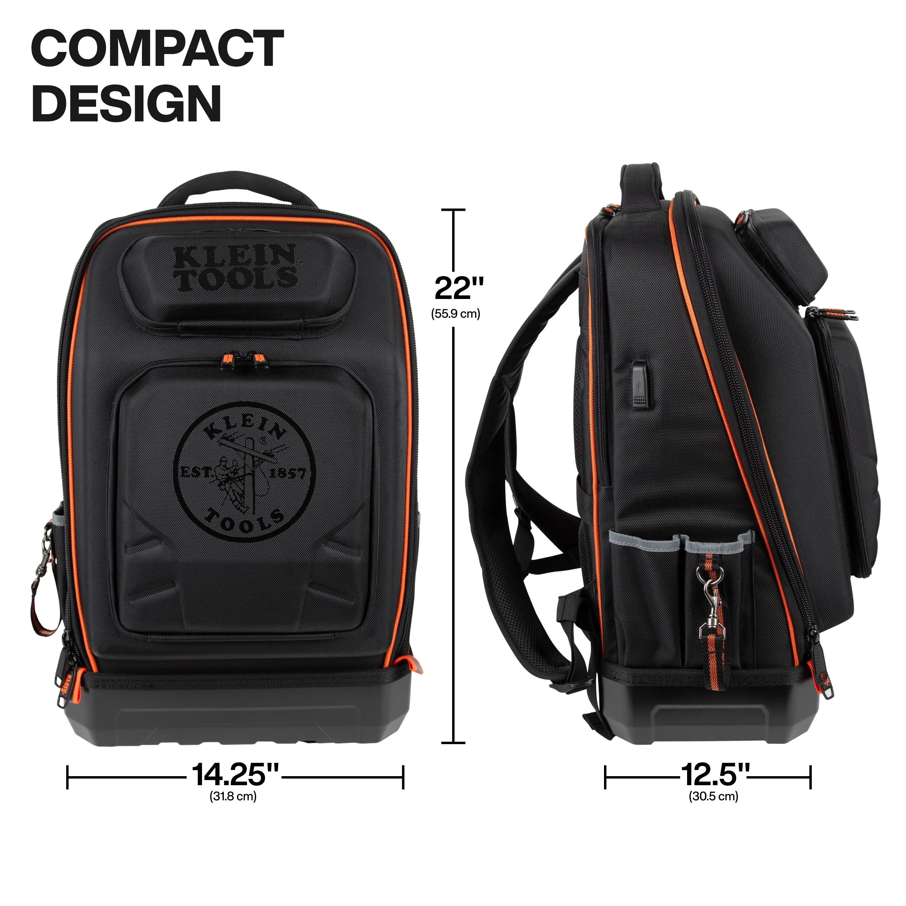 Klein Tools 62809MB MODbox Hardshell Backpack, 40 Pockets - Image 2