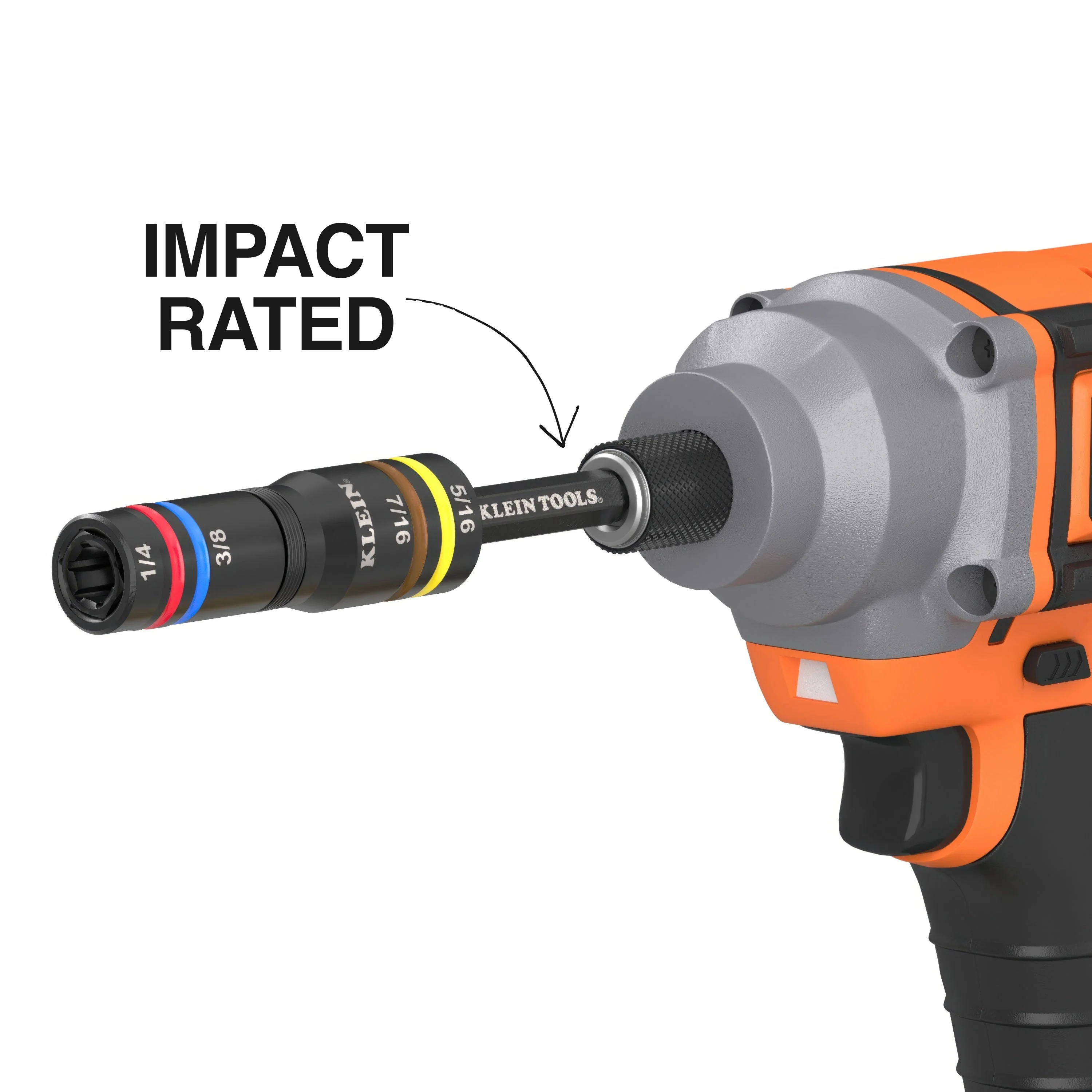 Klein Tools 651QS Quad-4 Deep-Well Heavy-Duty Impact Flip Socket, SAE - Image 5