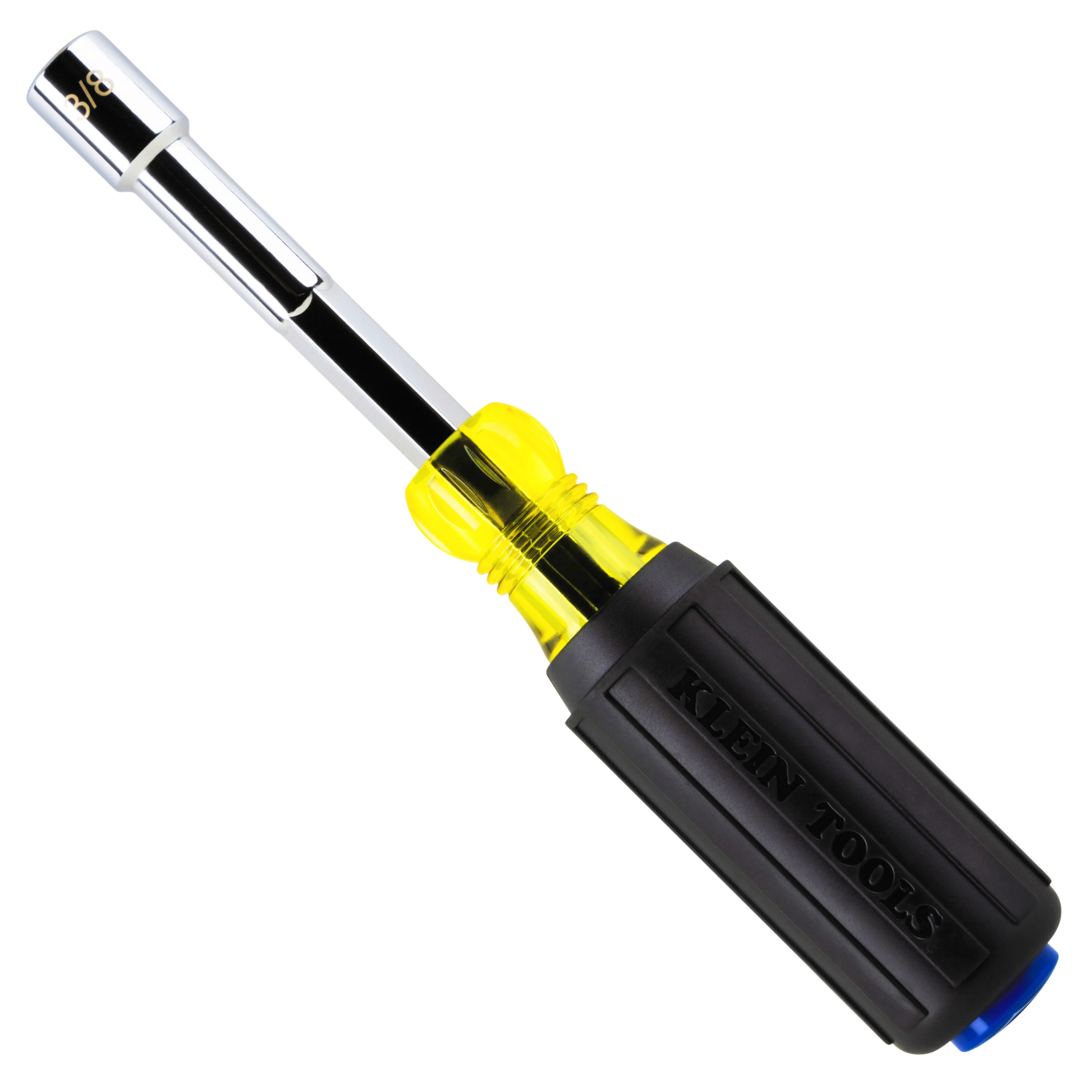 Klein Tools 65438MAG Color-Coded Magnetic Hollow-Shaft Heavy-Duty Nut Driver, 3/8"