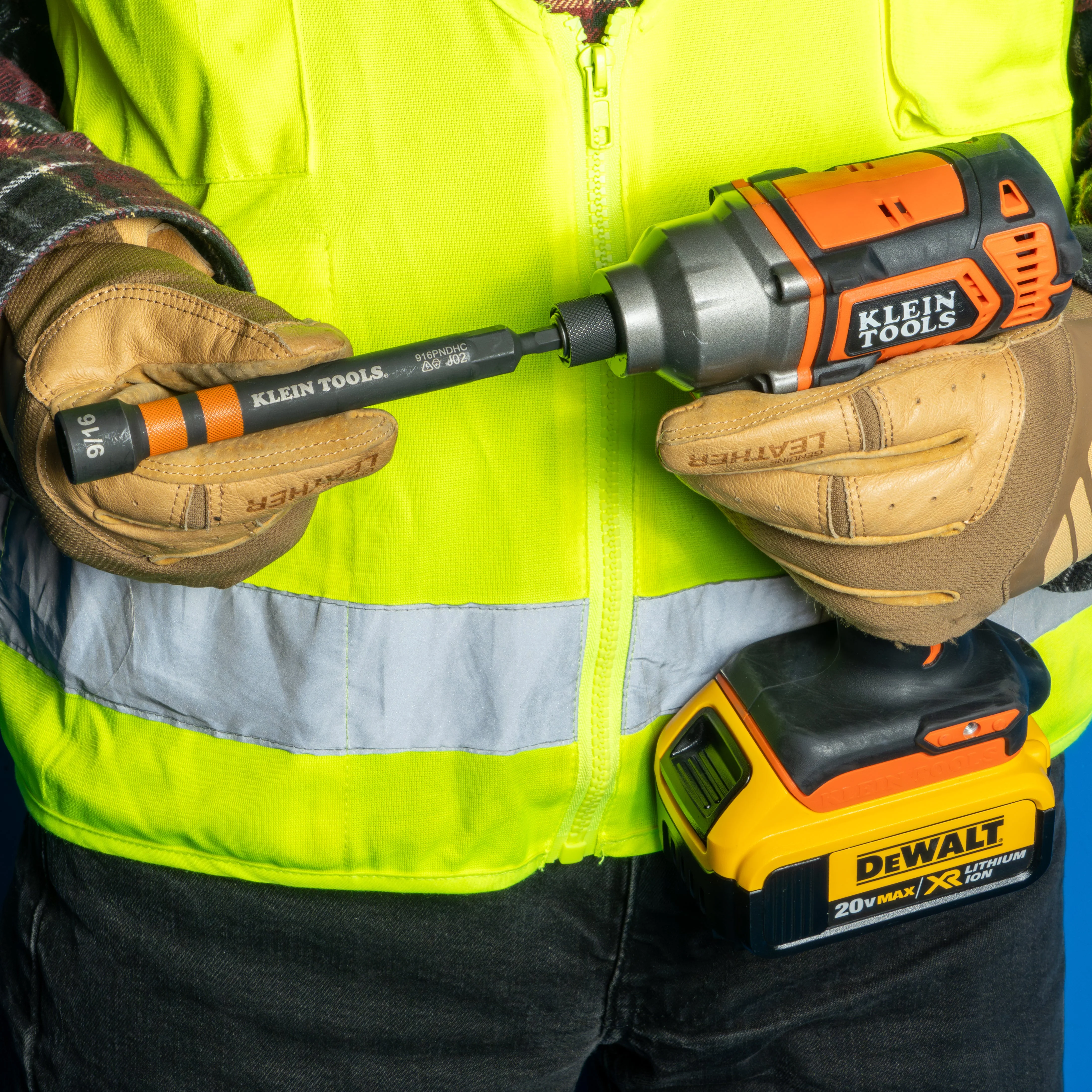 Klein Tools 80182 6-in-1 Nut Driver Set with Zipper Bag - Image 9