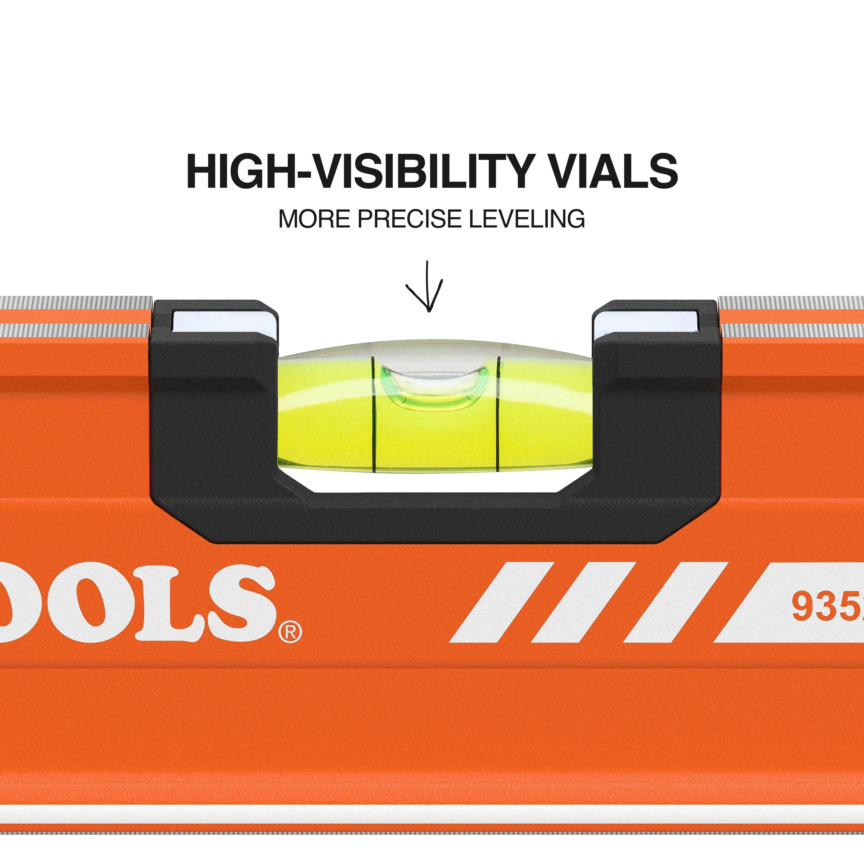Klein Tools 93548MAG Magnetic Box Beam Level, 3 Vial, 48" - Image 8