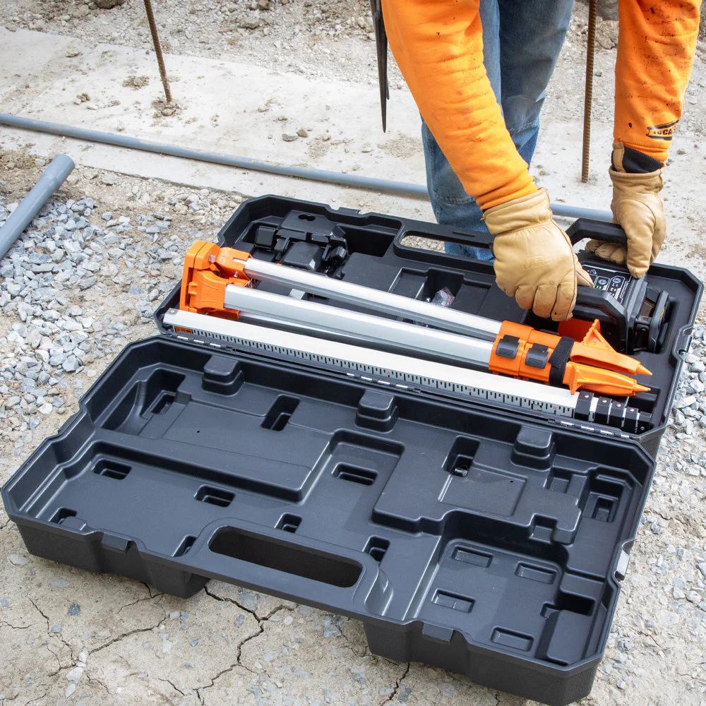 Klein Tools 93RLS Green Rotary Laser Level, Self-Leveling with Plumb Spot and Tripod - Image 7