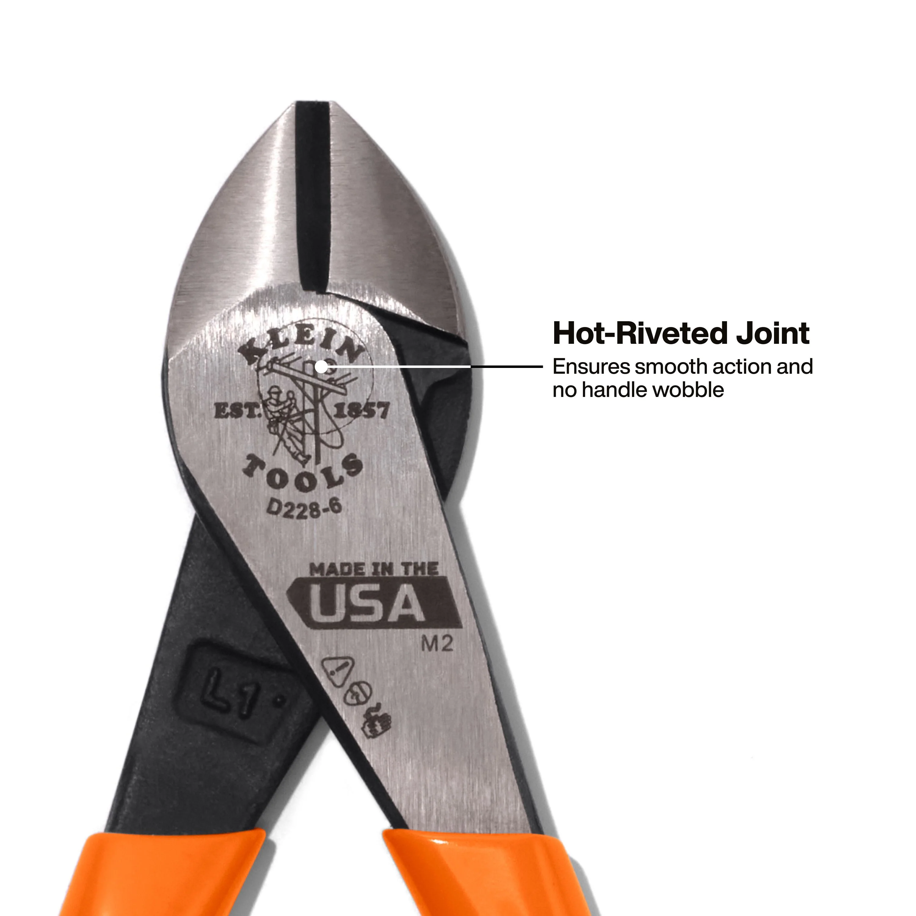 Klein Tools D2286 Diagonal Cutting Pliers, High-Leverage, 6-Inch - Image 5