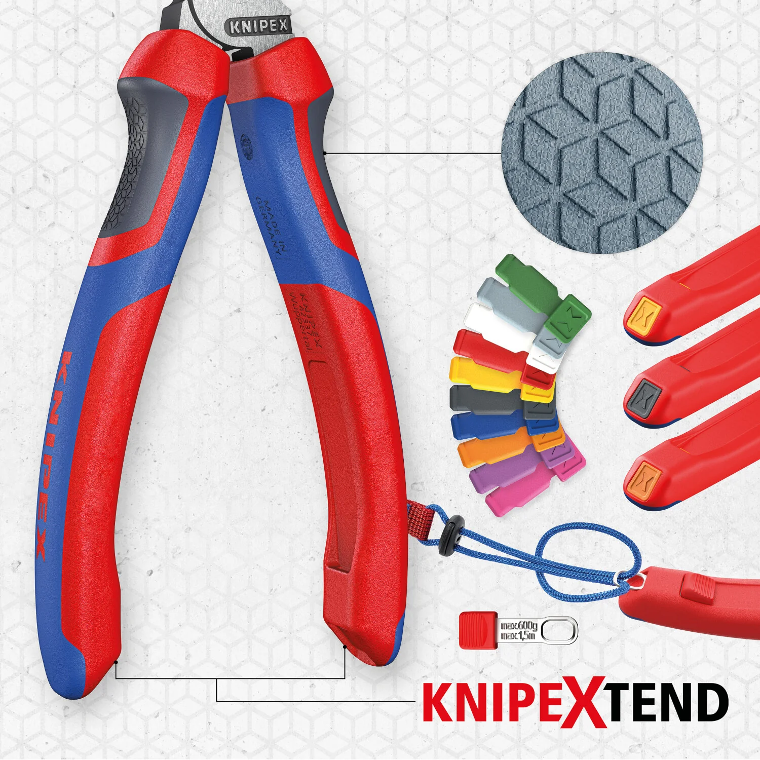 Knipex 02 02 225 SBA KnipeXtend High Leverage Combination Pliers, 9" - Image 9
