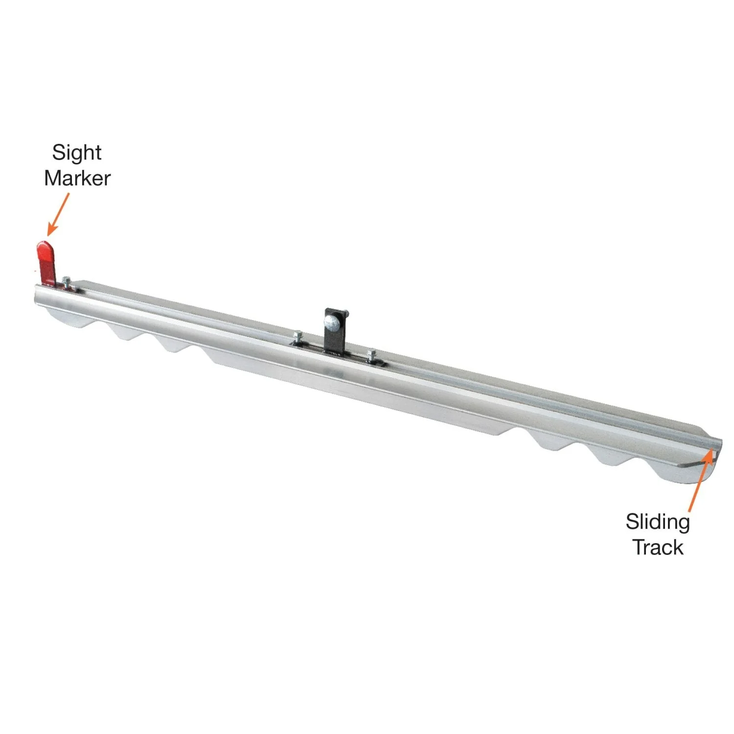 Kraft Tool CC004WS-150 48" x 4" Straight Arrow Serrated Groover with 1-1/2" Deep Bit - Image 2