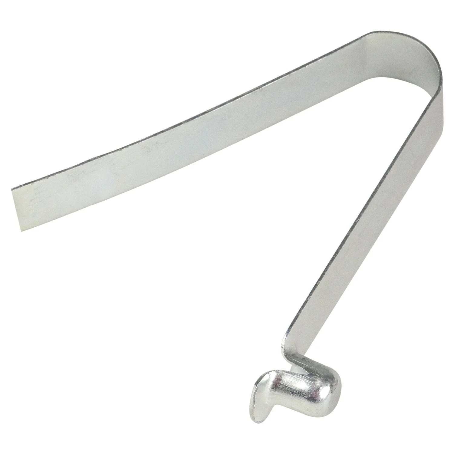 Kraft Tool CC336SO 6' Orange Powder Coated Aluminum Swaged Button Handle - 1-3/8" Diameter - Image 2