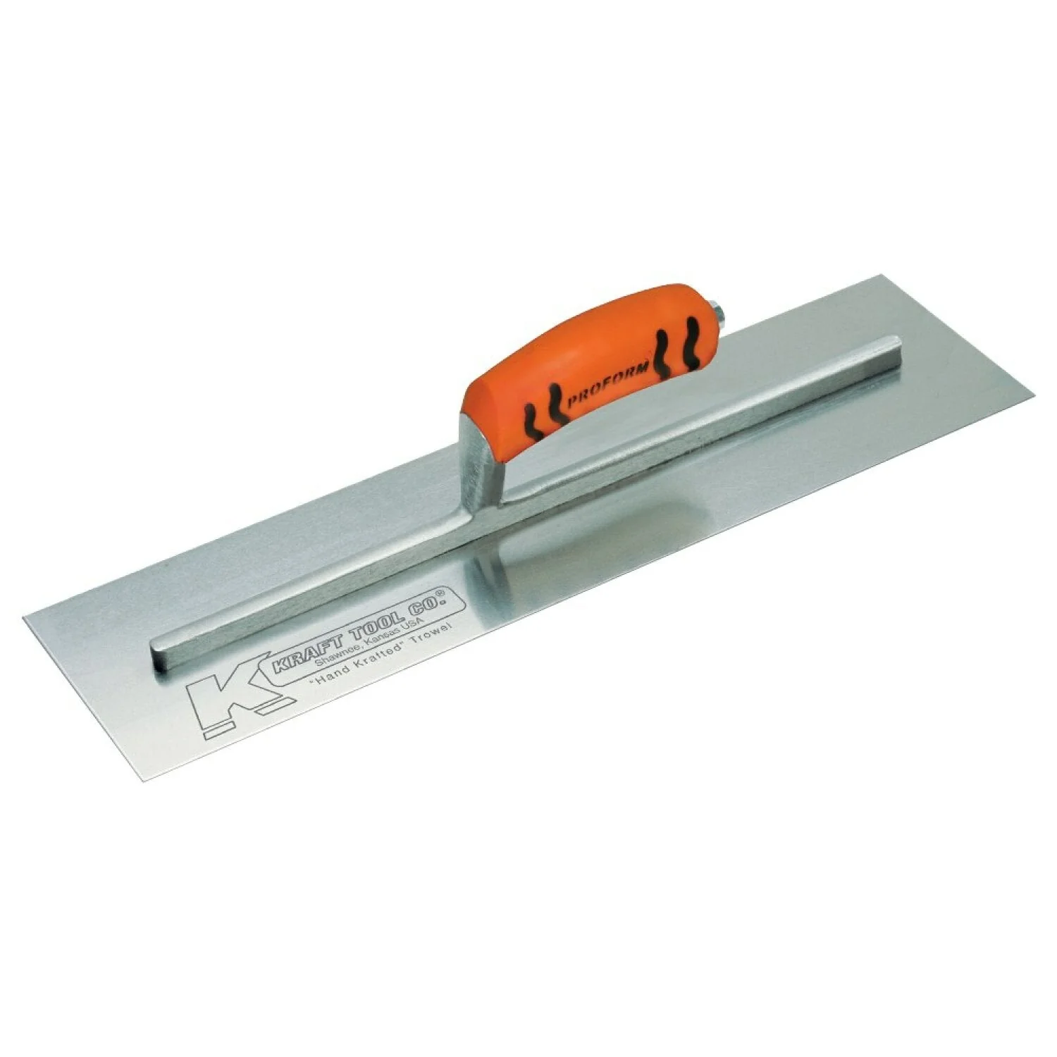 Kraft Tool CF202PF 10" x 4" Carbon Steel Cement Trowel with ProForm Handle