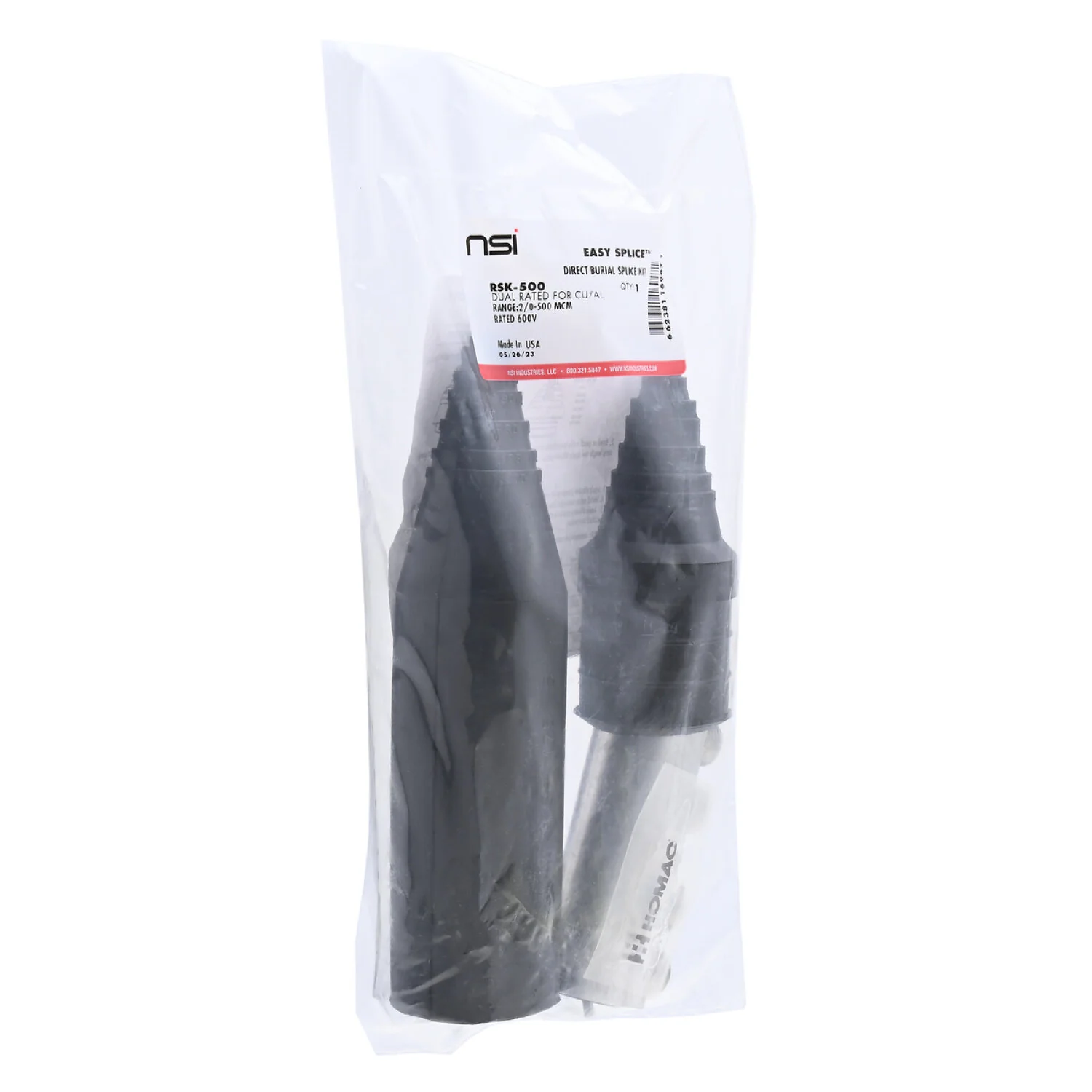 NSI RSK-500 Direct Burial Splice Kit 2/0 AWG - 500 MCM - Image 6