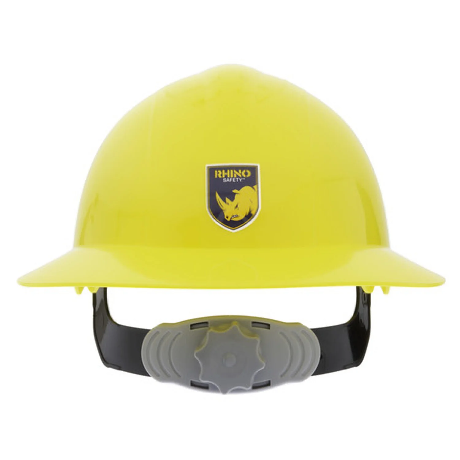 NSI SH-200Y Fully Adjustable Yellow Full-Brim Safety Helmet for Construction - Image 5