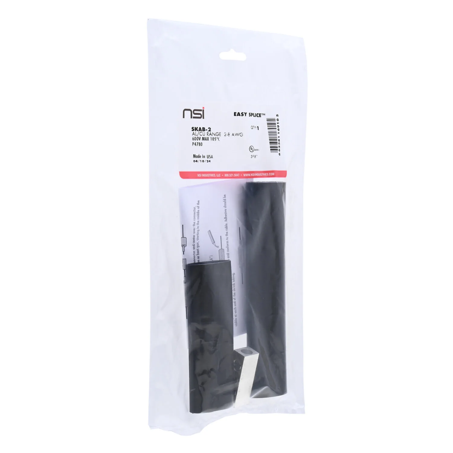 NSI SKAB-2 Easy Splice AL-CU Direct Burial Butt Splice Kit - Image 3