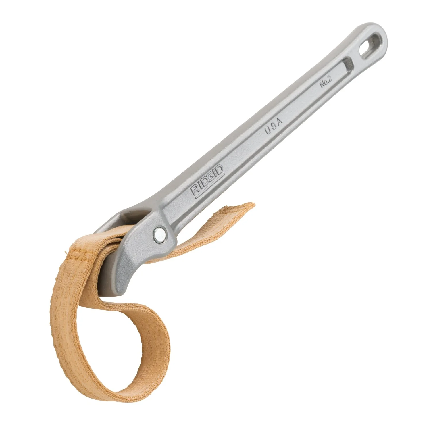 Ridgid 31355 11 ¾” Aluminum Strap Wrench for Plastic with 17” x 1-1/16” Strap - Image 5