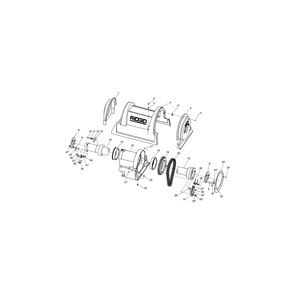 Ridgid 39567 Screw, 1/4" - 20 X 1 - 1/2" Shoulder Socket Hex (Pack of 4)