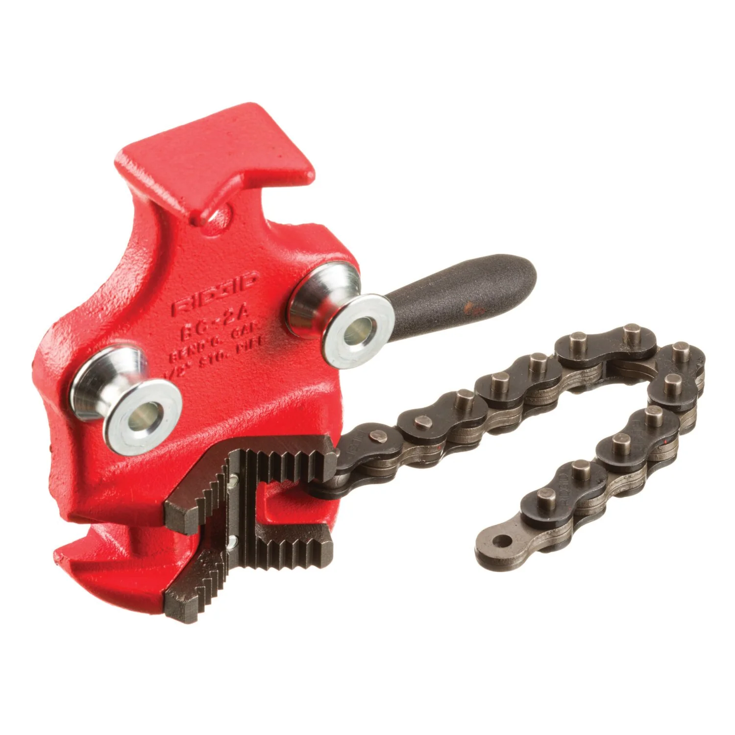 Ridgid 40200 BC210PA 1/2" - 4-1/2" OD Top Screw Bench Chain Vise for Plastic Pipe - Image 7