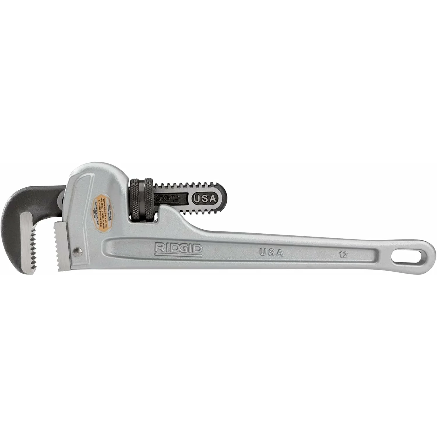 Ridgid 47057 12" Aluminum Straight Pipe Wrench - Image 5