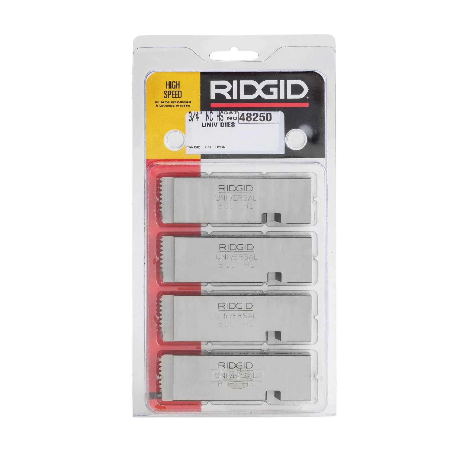 Ridgid 48250 DIES, UNIV 3/4 NC HS - Image 6