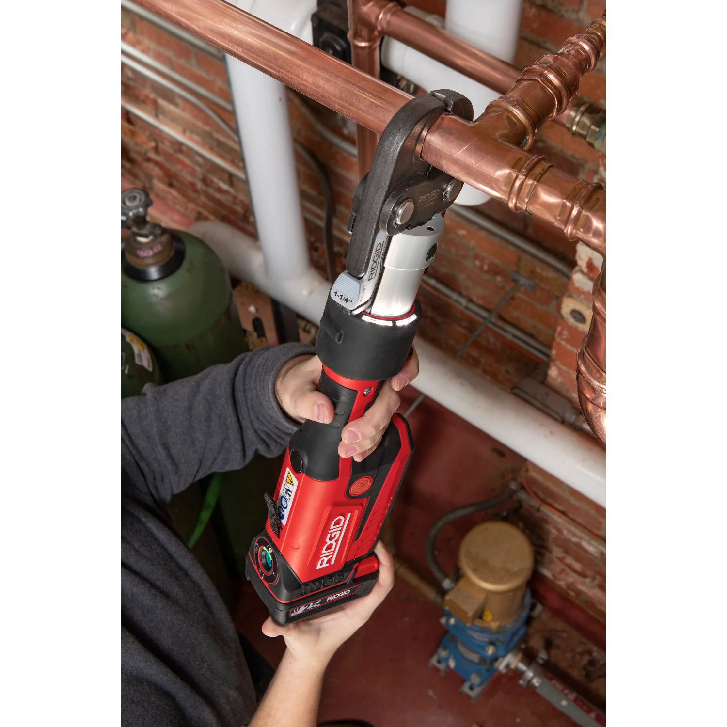 Ridgid 67193 RP 351 Corded Kit W/ ProPress Jaws (1/2" - 2") - Image 9
