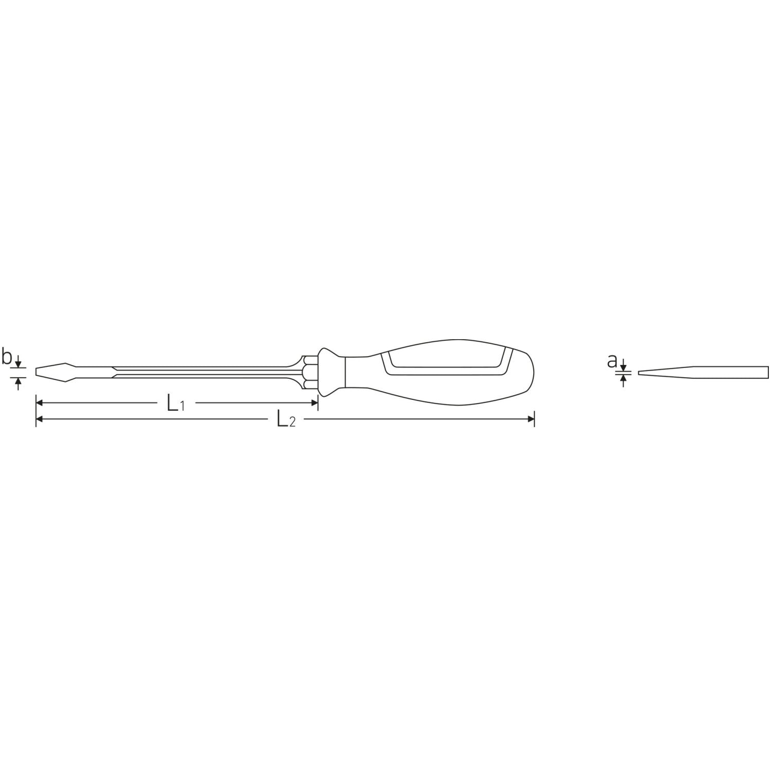 Stahlwille 46223555 Slotted screwdriver DRALL+ - Image 2