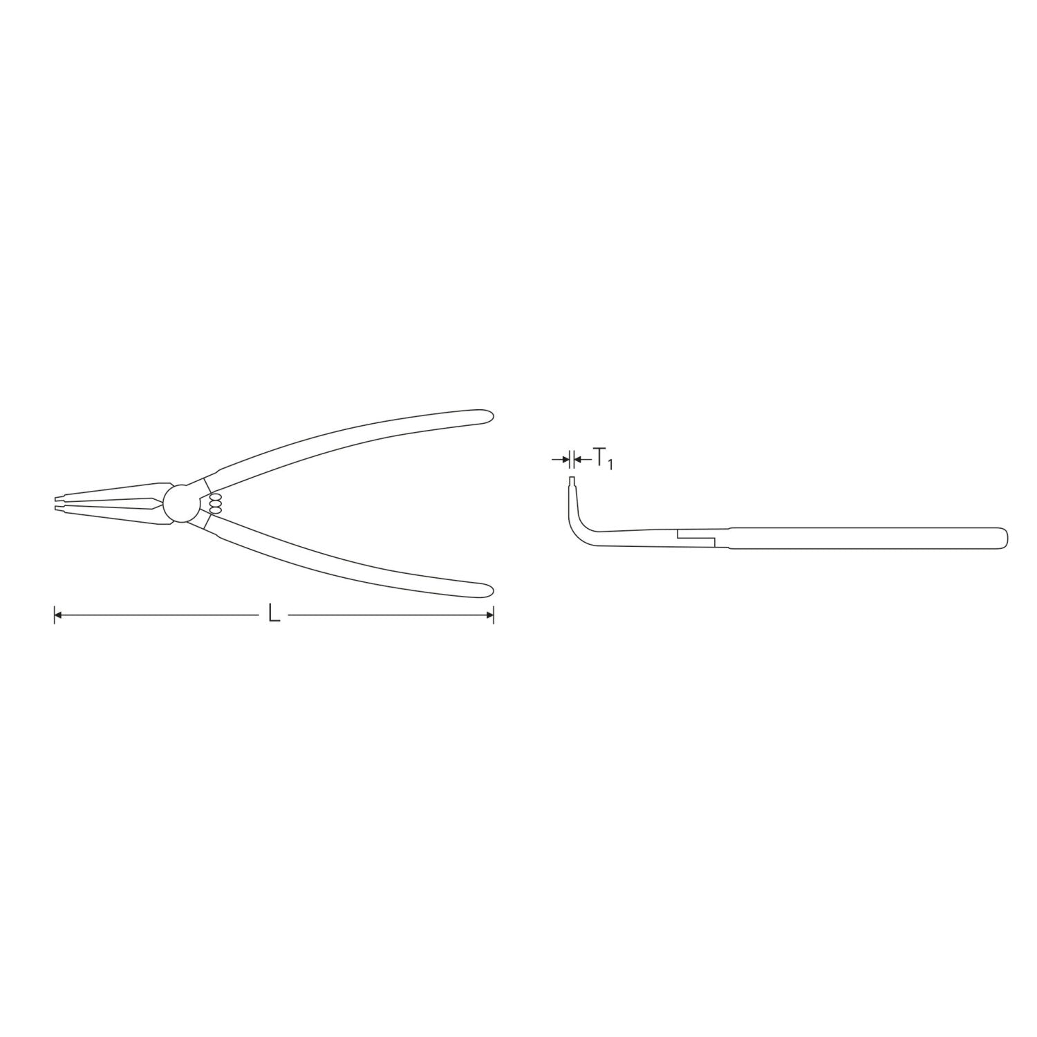 Stahlwille 65464121 Circlip pliers for external circlips - Image 3