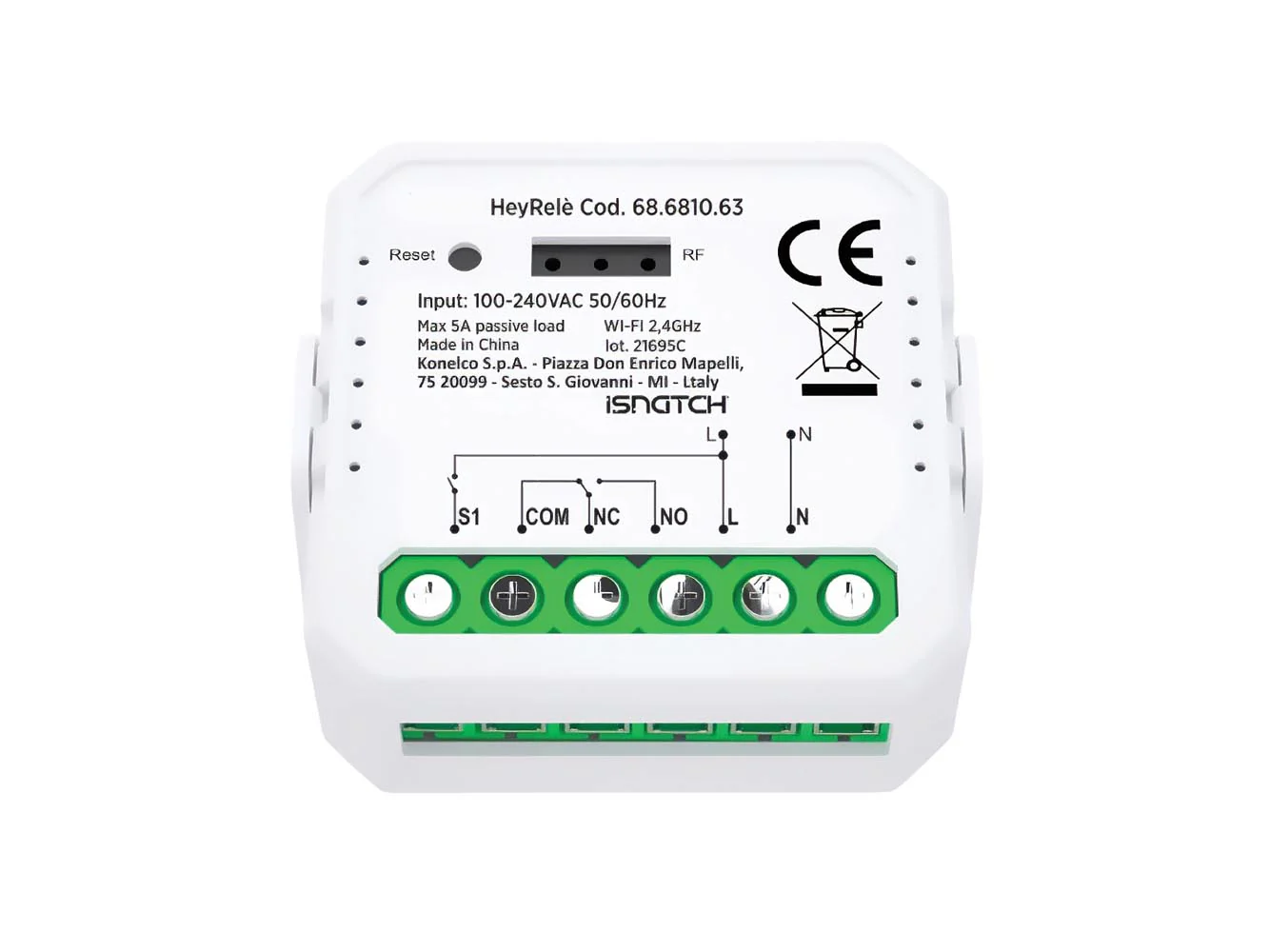 Velleman SMART2100 Smart Wi-Fi Relay Module - Image 3