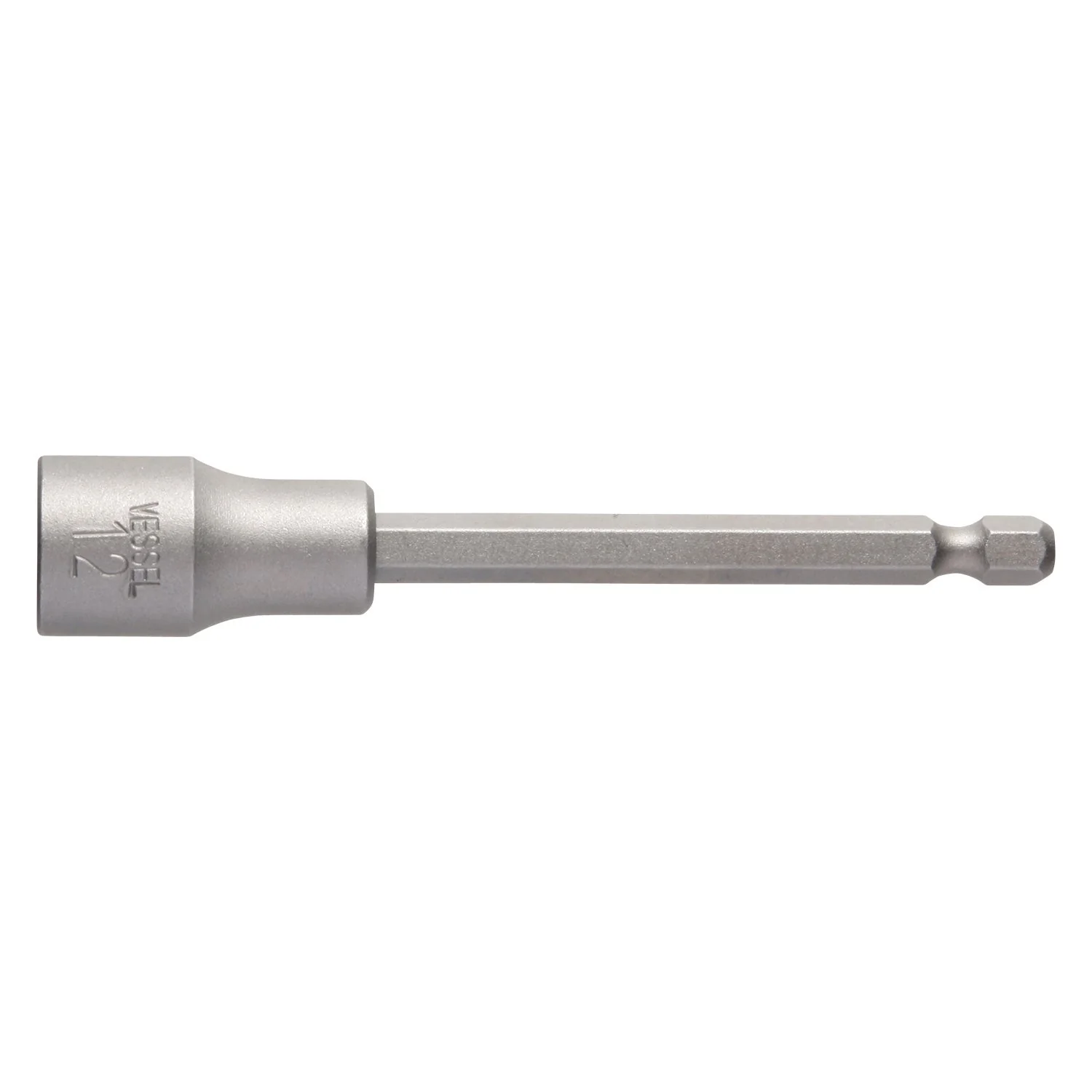 Vessel B45AF1275P1 Power Bit 1/4" Hex B, A/F12x75 Press-Fit Nutsetter