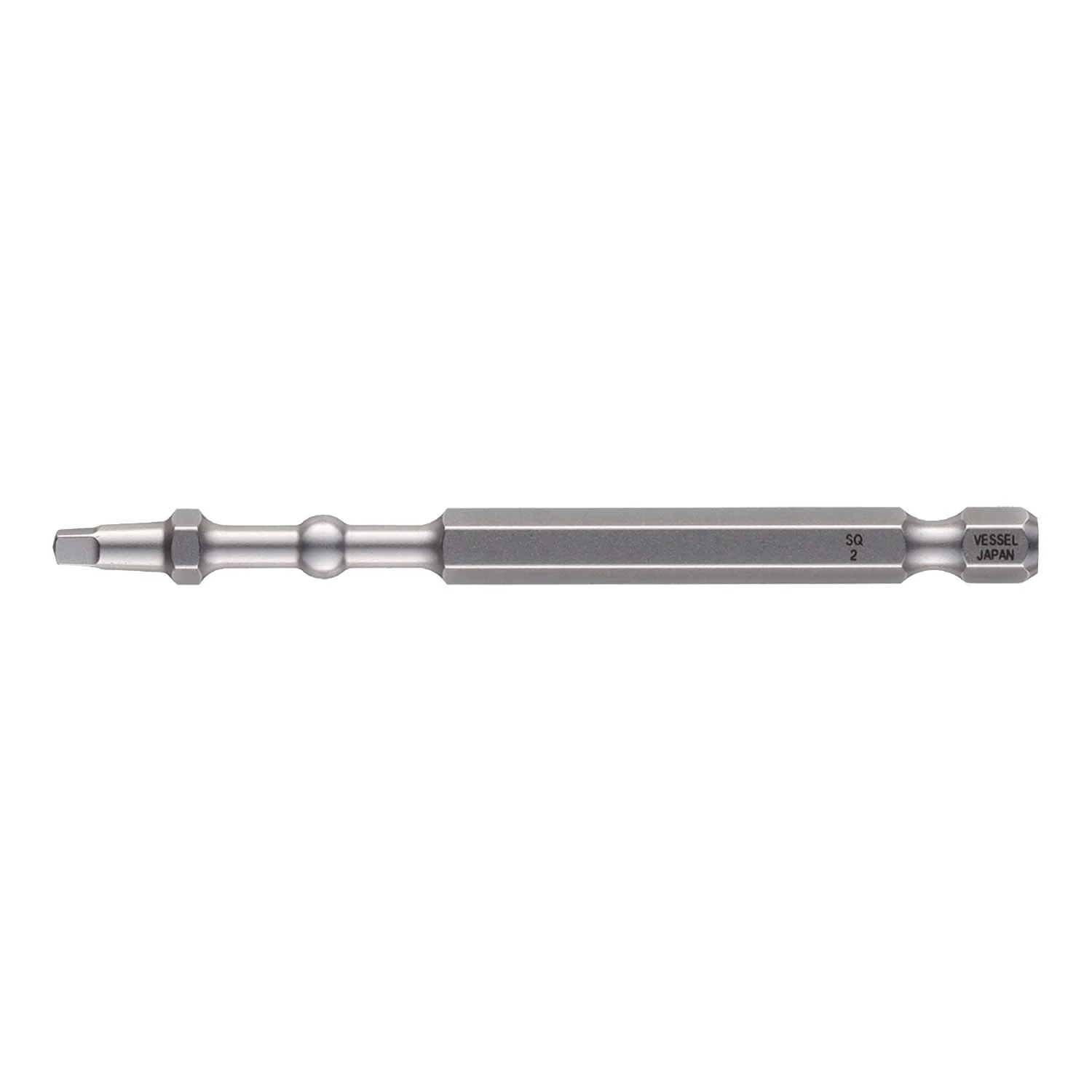 Vessel Tools IBSQ290P2 IMPACT BALL Torsion Bit (SQ2 x 90 mm, 2 pcs.) - Image 2