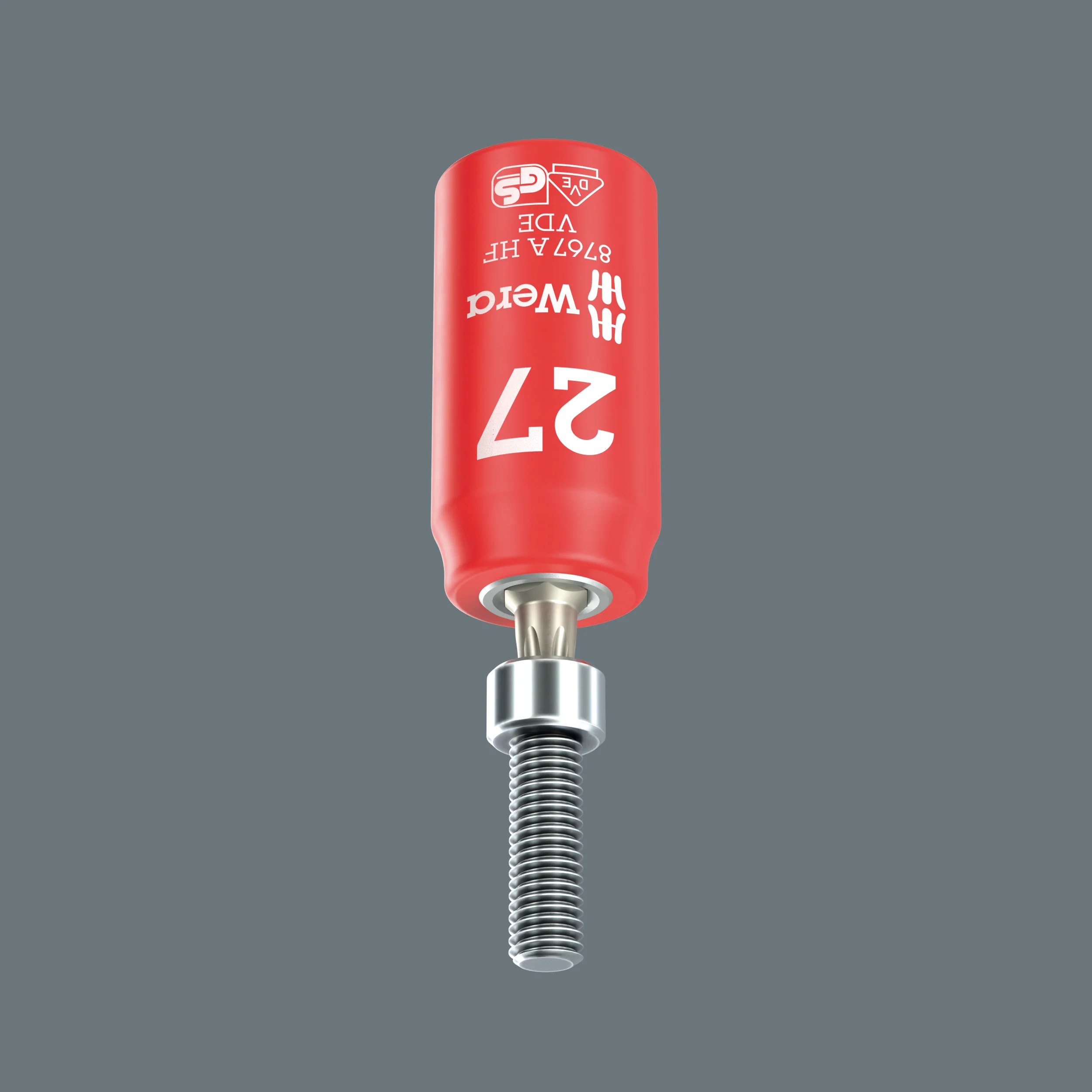 Wera 8767 A VDE HF TORX® Zyklop Bit socket, insulated, with 1/4" drive, with holding function, T25 - Image 3