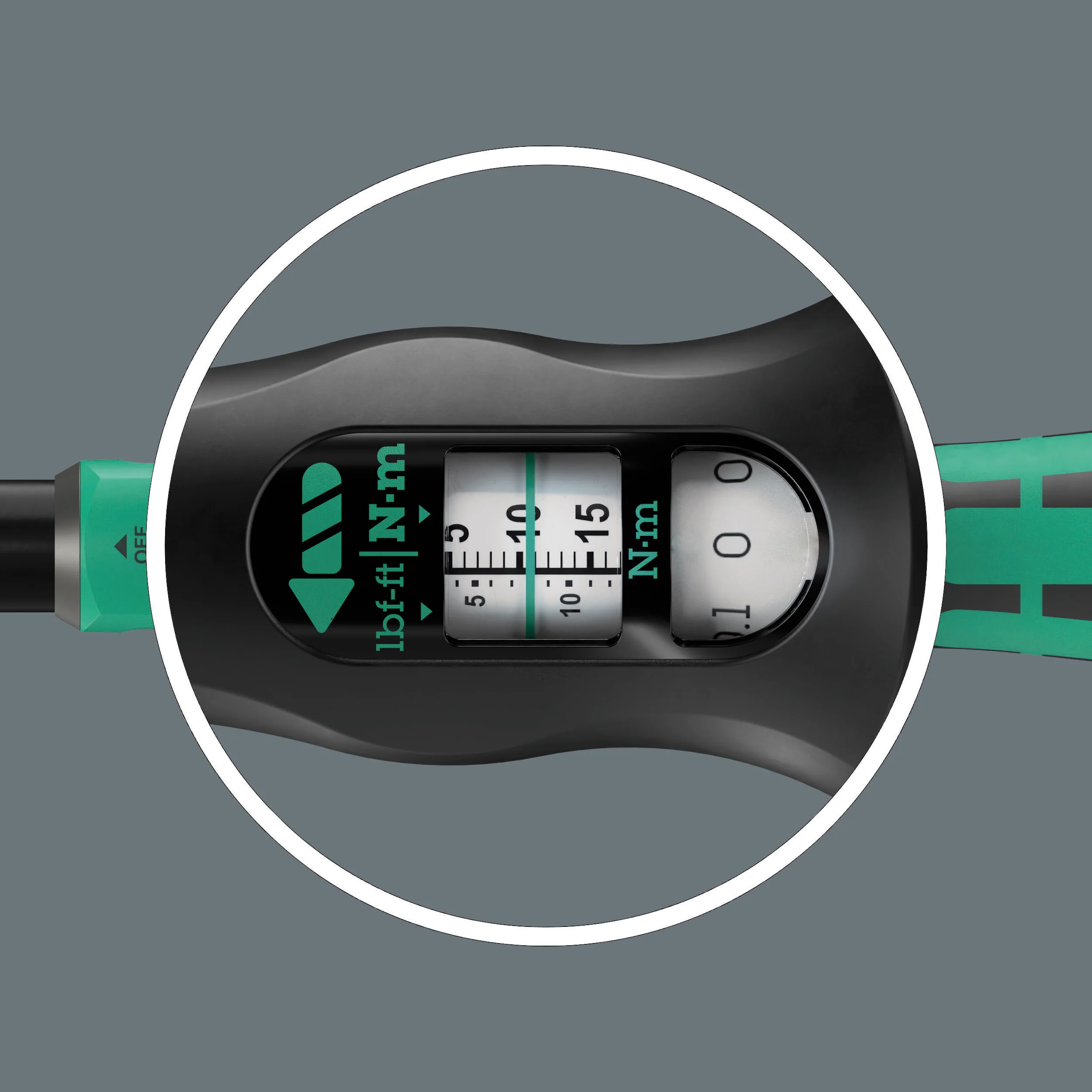 Wera Click-Torque Lock A 6 Torque wrench, adjustable, Torque Lock function, reversible ratchet, clockwise torque operation, 2.5-25 Nm - Image 3