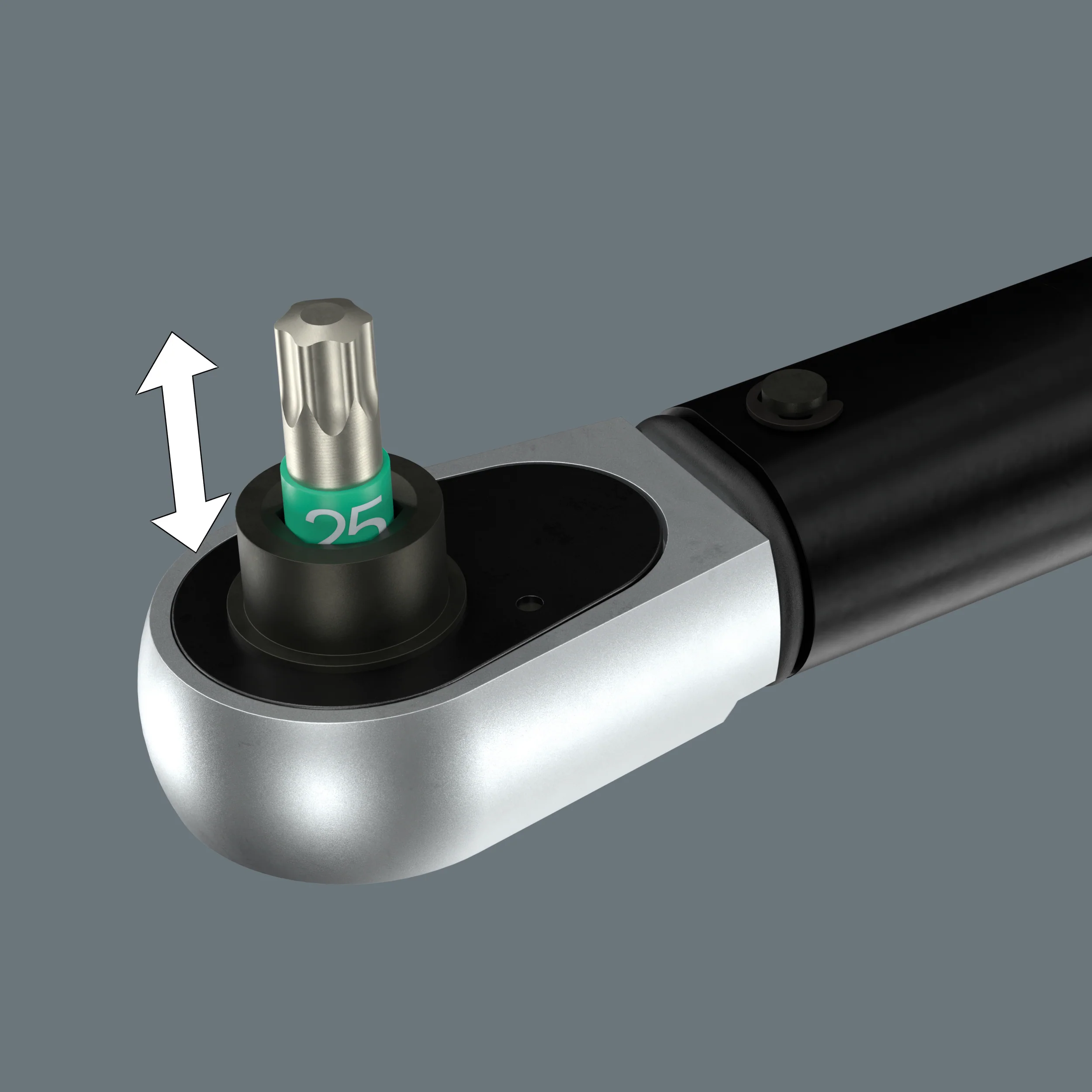 Wera Click-Torque Lock A 6 Torque wrench, adjustable, Torque Lock function, reversible ratchet, clockwise torque operation, 2.5-25 Nm - Image 6