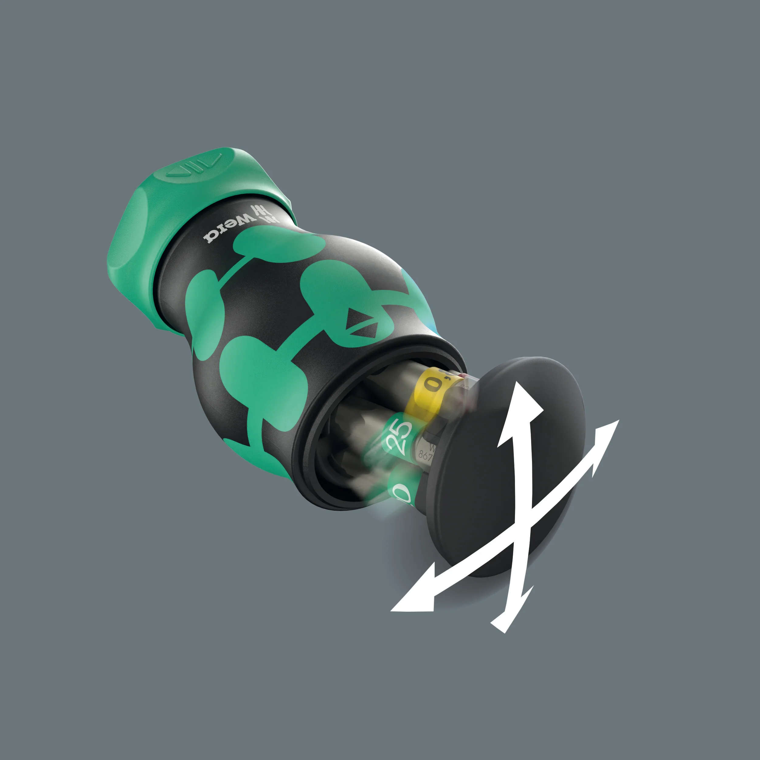 Wera Kraftform Kompakt Stubby magazine RA 1, 6 pieces - Image 5