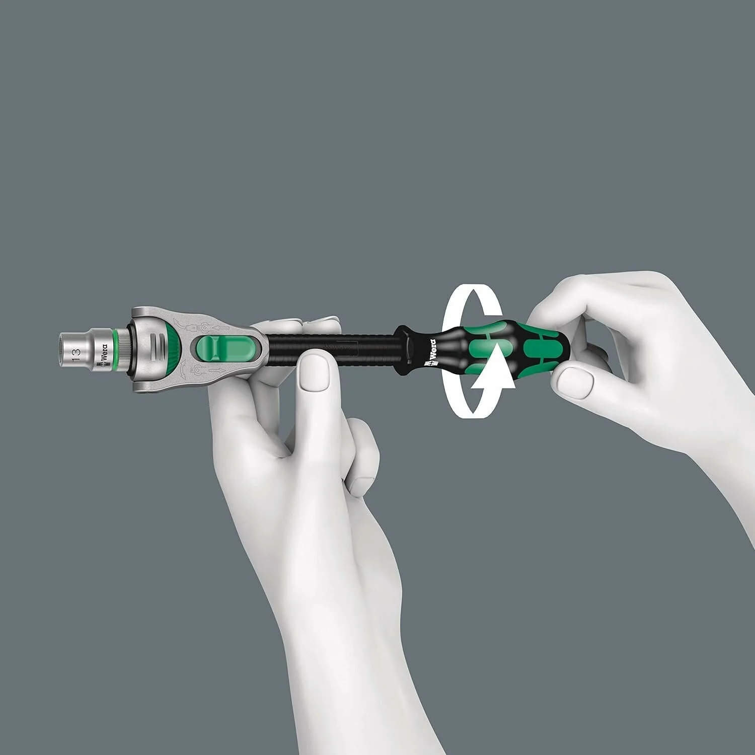 Wera Tools 05004019001 Zyklop Speed Ratchet Set, 1/4" Drive, Imperial, 28 Pc. - Image 7