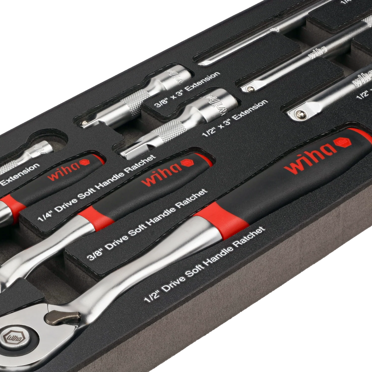 Wiha Tools 33388 SoftFinish Ratchet Tray Set, 9 Pc. - Image 5