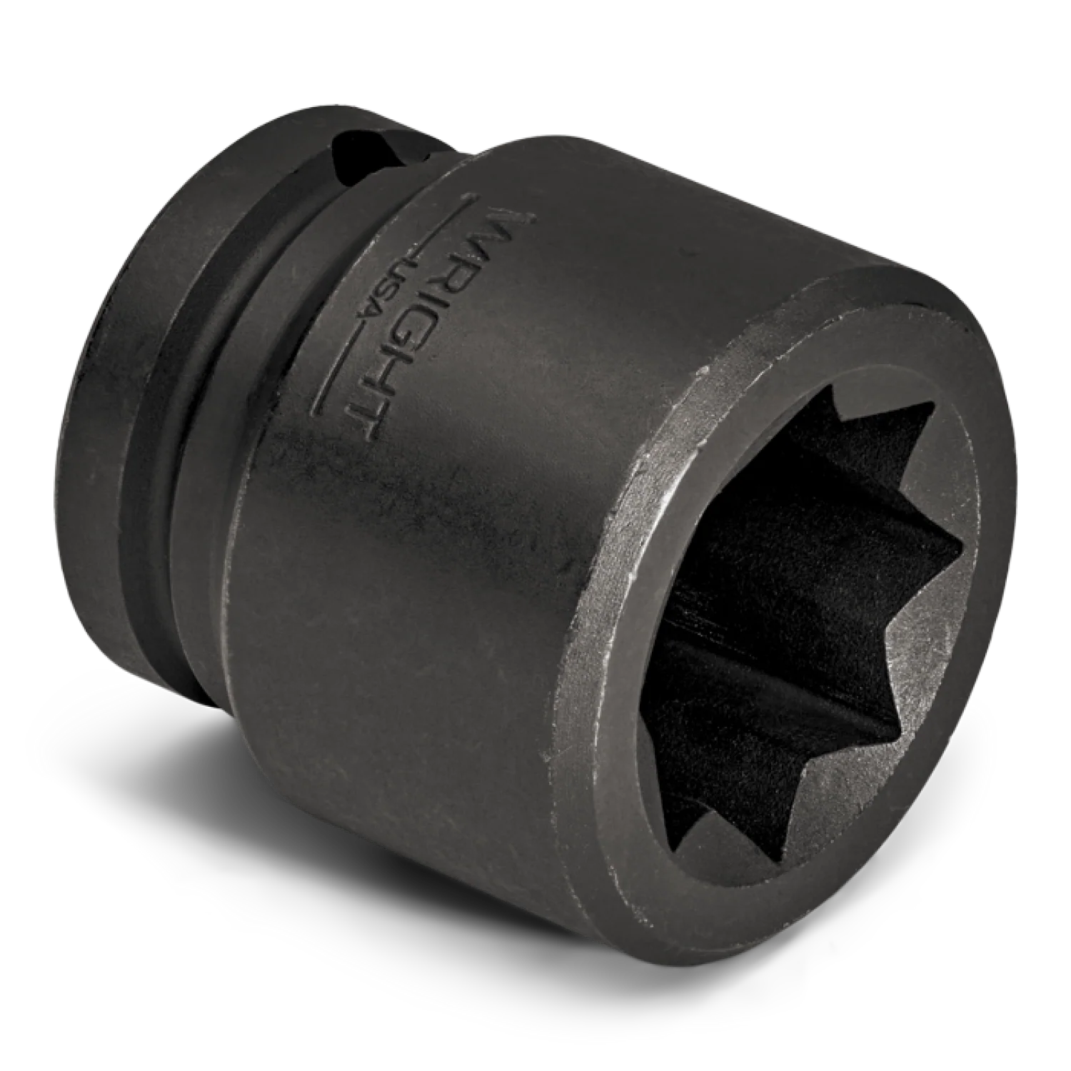 Wright Tool 8811A 1" Drive 8 Point Standard Impact Socket - 1-7/16"